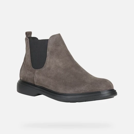 Geox Ottavio Man Ankle Boots in Mud Brown Suede for Men, Size 43. Contemporary Casual Style with Comfortable Design and Easy Exchange. Item U16DCC.00022.C6372 - Geox - Image 3