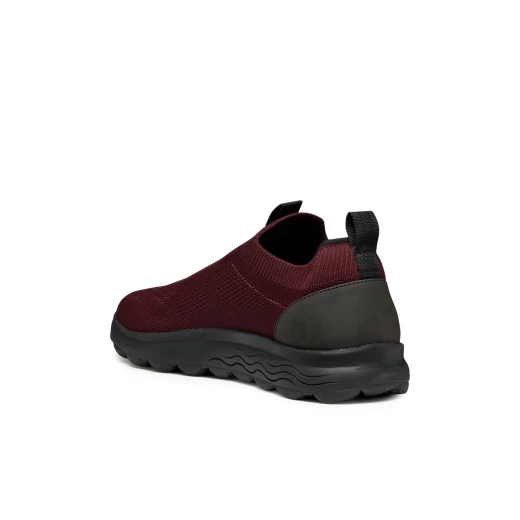 Geox Spherica Man Wine Sneakers: Experience Unrivaled Comfort and Style with a Slip On Knitted Upper, Revolutionary Design, and Exceptional Cushioning. Size 45 for Men - Geox - Image 15