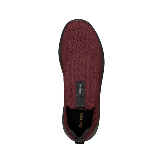 Geox Spherica Man Wine Sneakers: Experience Unrivaled Comfort and Style with a Slip On Knitted Upper, Revolutionary Design, and Exceptional Cushioning. Size 45 for Men - Geox - Image 18