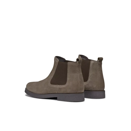 Claudio Man Dove Grey Suede Ankle Boots Chelsea Design Breathable Casual Chic Urban Style Size 43 Men's Footwear Comfortable Everyday Wear - Image 3
