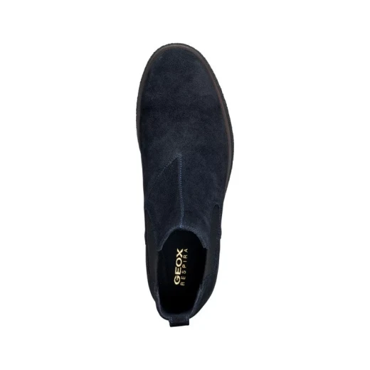 Geox Claudio Man Navy Suede Ankle Boots for Men: Breathable Chelsea Design, Casual Chic Style, Size 46, Urban Attitude, Comfortable Everyday Wear, Fast Delivery - Geox - Image 6