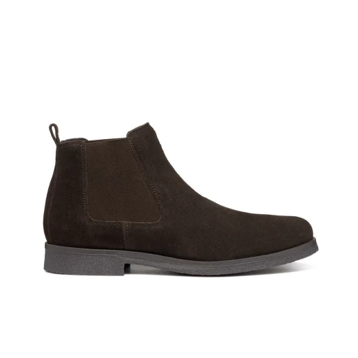 Geox Claudio Man Brown Suede Chelsea Ankle Boots for Men 43 Breathable Comfortable Stylish Urban Design Easy Goods Exchange Fast Delivery U2658A.00022.C6024 - Geox - Image 2