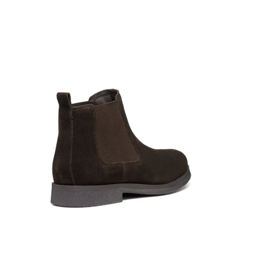 Geox Claudio Man Brown Suede Chelsea Ankle Boots for Men 43 Breathable Comfortable Stylish Urban Design Easy Goods Exchange Fast Delivery U2658A.00022.C6024 - Geox - Image 7