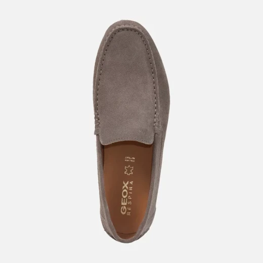 Geox Siron Men's Loafer Dove Grey Suede Leather Breathable 43 - Geox - Image 5