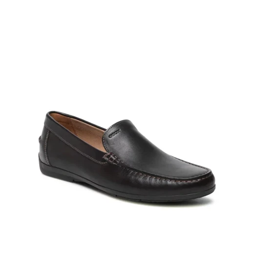 Siron Man Coffee Loafer Leather Casual Shoes 41 Lightweight Flexible Design Crafted Smooth Leather Versatile Aesthetic Everyday Styling Well Being Comfort Enhanced Casual Look - Geox - Image 3