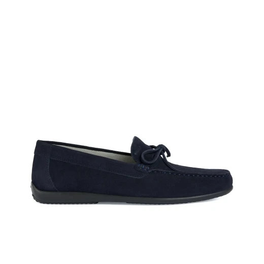 Geox Ascanio Man Loafer Navy Suede Driving Shoe U350WA.00022.C4002 Comfortable Slip On Style for Men Size 40 Contemporary Design Iconic Outfit Friendly Fast Delivery Easy Exchange - Geox - Image 2