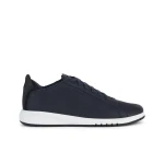Geox Aerantis Man Sneakers Navy Blue Leather 40 Casual Shoes - Geox