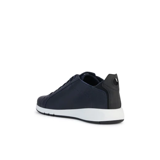 Geox Aerantis Man Sneakers Navy Blue Leather 40 Casual Shoes - Geox - Image 4