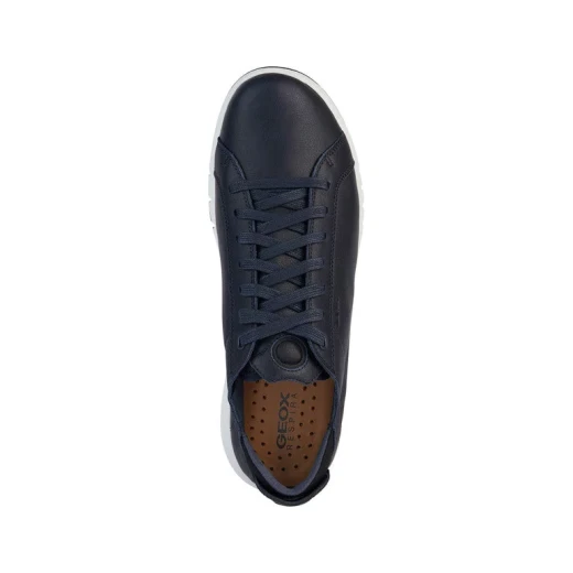 Geox Aerantis Man Sneakers Navy Blue Leather 40 Casual Shoes - Geox - Image 6