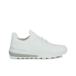 Geox Spherica Actif Men's Sneakers White Color Size 46 Breathable Knitted Fabric Upper Cushioned Comfort Everyday Casual Shoes Fast Delivery Easy Exchange