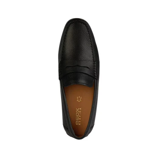 Geox Kosmopolis + Grip Men's Loafer Black Leather City Style Lightweight Breathable Shoes 41. Supreme Traction on Wet Surfaces. Easy Exchange and Fast Delivery. - Grip man - Image 7