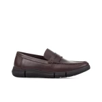Geox Adacter Wide Men's Loafers Coffee Brown Leather Casual Shoes Size 40 - Geox