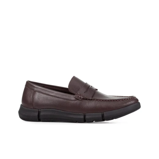 Geox Adacter Wide Men's Loafers Coffee Brown Leather Casual Shoes Size 40 - Geox - Image 2