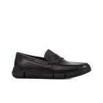 Geox Adacter Wide Men's Loafers Black Breathable Leather Slip On Comfort Casual Shoes Size 40 Lightweight Flexible Outsole Designed for Around Town Days U35EQA.00046.C9999 - Geox