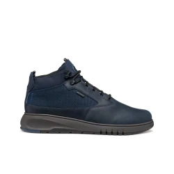 Geox Aerantis 4X4 ABX Men's Ankle Boot Navy 40 Waterproof Breathable Fabric Leather Effect Durable Comfortable Everyday Wear Winter Boots U36APA.04511.C4002