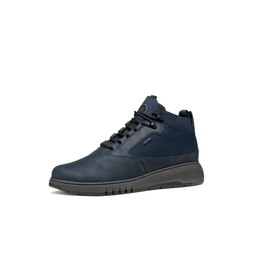 Geox Aerantis 4X4 ABX Men's Ankle Boots Navy Waterproof Breathable Fabric and Leather Effect Upper Size 41 Designed for Everyday Comfort and Protection - Geox - Image 3
