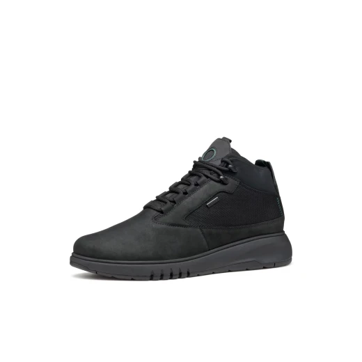 Geox Aerantis 4X4 ABX Men's Ankle Boots Black Waterproof Ultra Breathable Fabric and Leather Effect Material Size 40 For Daily Wear and Bad Weather U36APA.04511.C9999 - Geox - Image 9