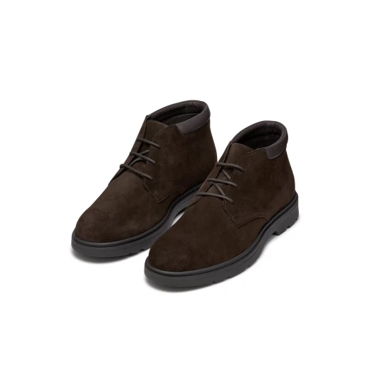 Geox Spherica EC1 Men's Ankle Boots Dark Brown Suede Lace Up Desert Style 46 Ultra Cushioned Sole Comfortable Lightweight City Styling Boots U36D1B.00022.C6006 - Image 19