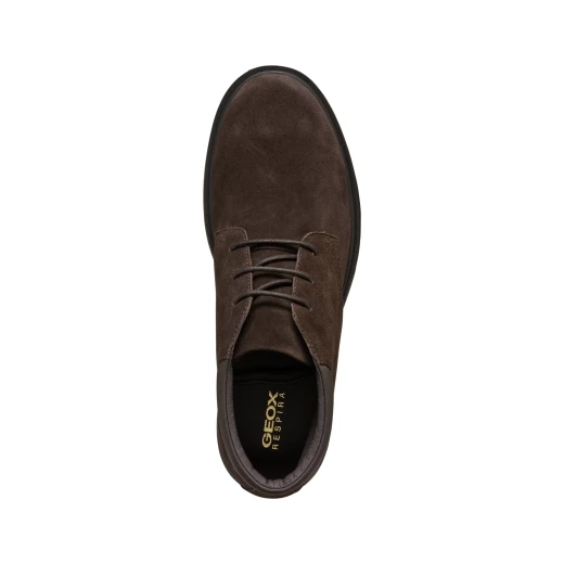 Geox Spherica EC1 Men's Ankle Boots Dark Brown Suede Lace Up Desert Style 46 Ultra Cushioned Sole Comfortable Lightweight City Styling Boots U36D1B.00022.C6006 - Image 21