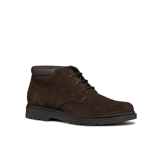 Geox Spherica EC1 Men's Ankle Boot Dark Brown Suede Lace Up Desert Boot Ultra Cushioning Sole Size 41 City Styling Comfortable and Light - Geox - Image 6