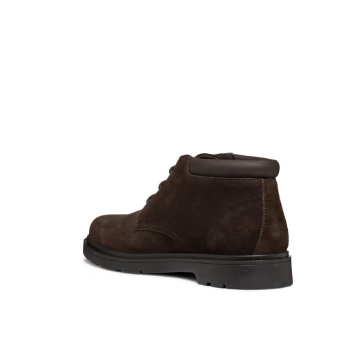 Geox Spherica EC1 Men's Ankle Boots Dark Brown Suede Lace Up Desert Style 46 Ultra Cushioned Sole Comfortable Lightweight City Styling Boots U36D1B.00022.C6006 - Image 9