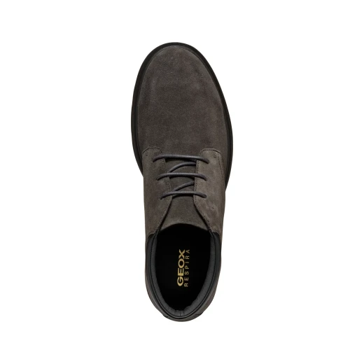 Geox Spherica EC1 Men's Ankle Boots Mud Suede Lace Up Desert Boot Style Ultra Cushioned Sole Size 45 Perfect for City Styling and Superior Comfort Footwear - Geox - Image 12