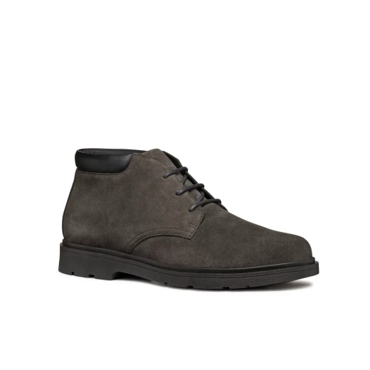 Geox Spherica EC1 Men's Ankle Boots Mud Suede Lace Up Desert Boot Style Ultra Cushioned Sole Size 45 Perfect for City Styling and Superior Comfort Footwear - Geox - Image 15
