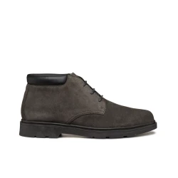 Geox Spherica EC1 Men's Ankle Boots Mud Suede Lace Up Lightweight Comfort Style 46 Ultra Cushioned Sole Desert Boot Inspired Design City Styling ITEM CODE U36D1B.00022.C6372