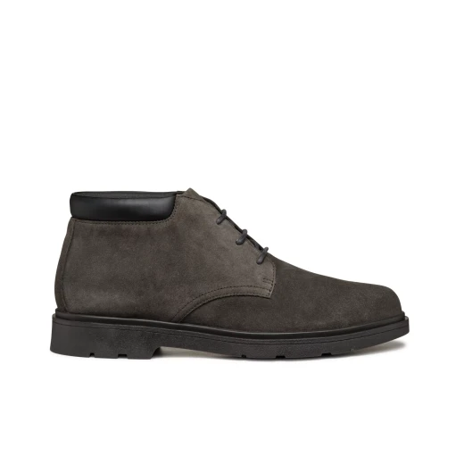 Geox Spherica EC1 Men's Ankle Boots Mud Suede Lace Up Lightweight Comfort Style 46 Ultra Cushioned Sole Desert Boot Inspired Design City Styling ITEM CODE U36D1B.00022.C6372 - Geox - Image 2