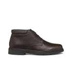 Geox Spherica EC1 Men's Ankle Boots Brown Color, Lace Up Desert Boot Style with Ultra Cushioning Outsole and Tumbled Leather Upper, Size 46, Breathable and Comfortable - Geox