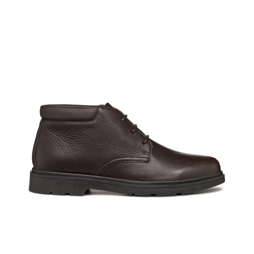 Geox Spherica EC1 Men's Ankle Boots Brown Leather Lace Up 41 Provides Breathability And Cushioning For Comfortable Wear, Fast Delivery And Easy Exchange Available - Geox - Image 2