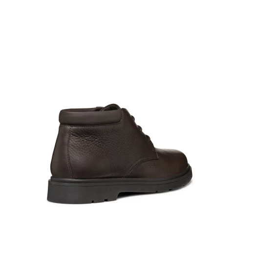 Geox Spherica EC1 Men's Ankle Boots Brown Leather Lace Up 41 Provides Breathability And Cushioning For Comfortable Wear, Fast Delivery And Easy Exchange Available - Geox - Image 4