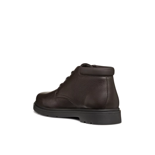 Geox Spherica EC1 Men's Ankle Boots Brown Color, Lace Up Desert Boot Style with Ultra Cushioning Outsole and Tumbled Leather Upper, Size 46, Breathable and Comfortable - Geox - Image 6