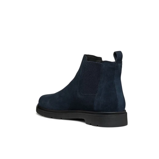 Geox Spherica EC1 Men's Ankle Boot Navy Suede Breathable Cushioned Chelsea Style 40 Easy Exchange Fast Delivery Modern City Design - Geox - Image 5