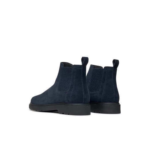Geox Spherica EC1 Men's Ankle Boot Navy Suede Breathable Cushioned Chelsea Style 40 Easy Exchange Fast Delivery Modern City Design - Geox - Image 7