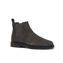 Geox Spherica EC1 Men's Ankle Boot Suede Mud Color Chelsea Style Breathable Cushioning 42 Size Fast Delivery and Easy Exchange