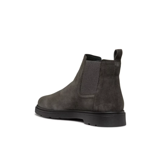 Geox Spherica EC1 Men's Ankle Boots in Mud Color, Modern City Style Chelsea Boot with Suede Upper, Breathable and Cushioned for Everyday Wear, Size 44 - Image 6