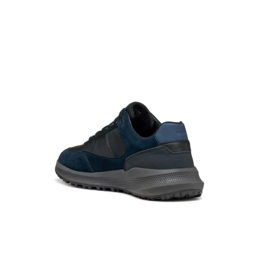 Geox PG1X ABX Men's Waterproof City Sneakers Navy Blue Suede and Nappa Leather Breathable Design Gripping Outsole Ideal for Wet Cold Weather Size 40 - Geox - Image 8