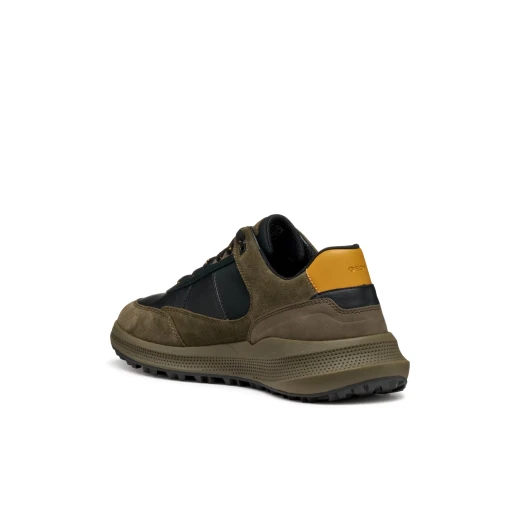 PG1X ABX Men's Military Style Waterproof Suede Sneakers, Size 40, Contemporary Design for Urban Adventures, Breathable Comfort for Wet Weather - Geox - Image 8