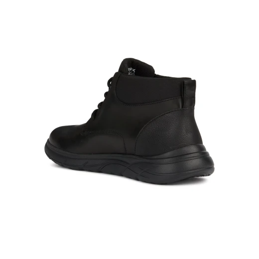 Geox Portello Man Black Leather Casual Shoes, Featuring Breathable and Waterproof Technology, Ensuring All Day Comfort, Available in Size 41, Designed for Men - Geox - Image 5
