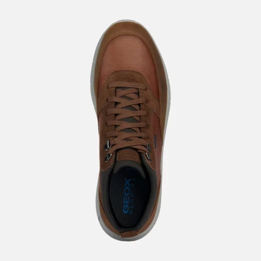 Geox Spherica 4x4 ABX Men's Waterproof Ankle Boots Cognac Brown 41 - Geox - Image 5
