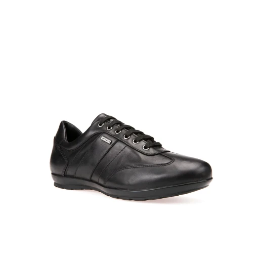 Geox Symbol ABX Men's Waterproof Leather Sneakers Black Size 40 - Geox - Image 4