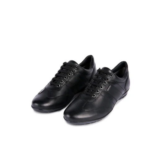 Geox Symbol ABX Men's Waterproof Leather Sneakers Black Size 45 - Geox - Image 8