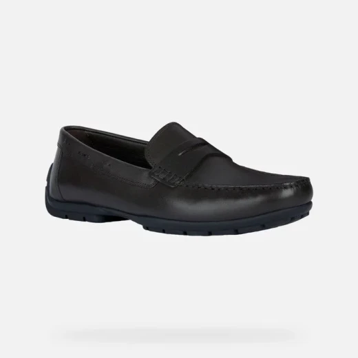 Geox Moner 2Fit Men's Loafer Coffee Leather Breathable Comfortable Shoes Size 41 with Grippy Outsole Perfect for Everyday Wear and Easy Goods Exchange - Geox - Image 3