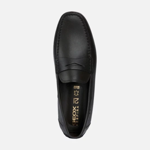 Geox Moner 2Fit Men's Loafer Coffee Leather Breathable Comfortable Shoes Size 41 with Grippy Outsole Perfect for Everyday Wear and Easy Goods Exchange - Geox - Image 5