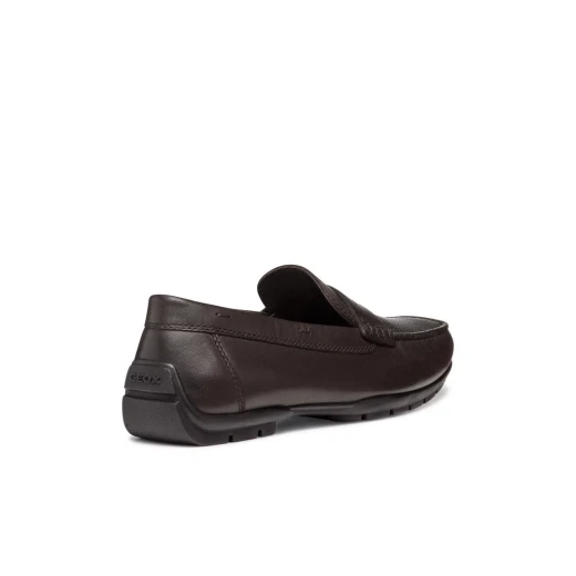 Moner 2FIT Men's Loafers Coffee Color Breathable Lightweight Casual Shoes Size 44 Crafted From Plain and Printed Leather Perfect For Everyday Wear Without Insole Included - Moner - Image 7