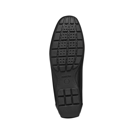 Moner 2FIT Men's Casual Loafer Shoes in Black Leather, Breathable and Lightweight Design, Perfect for Everyday Wear and Comfortable Fit, Size 41 - Geox - Image 5