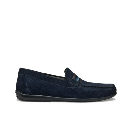 Ascanio Man Loafer Navy Suede Shoes For Men 46 Stylish City Sleek Design Breathable Comfort Decorative Detail Slip On Formal And Casual Wear Perfect Fit - Ascanio - Image 11