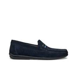 Ascanio Men's Loafer Navy Suede 42 City Sleek Breathable Shoes