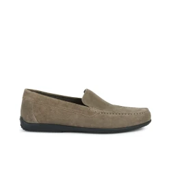 Geox Ascanio Men's Loafers Dove Grey Suede Casual Shoes Size 41